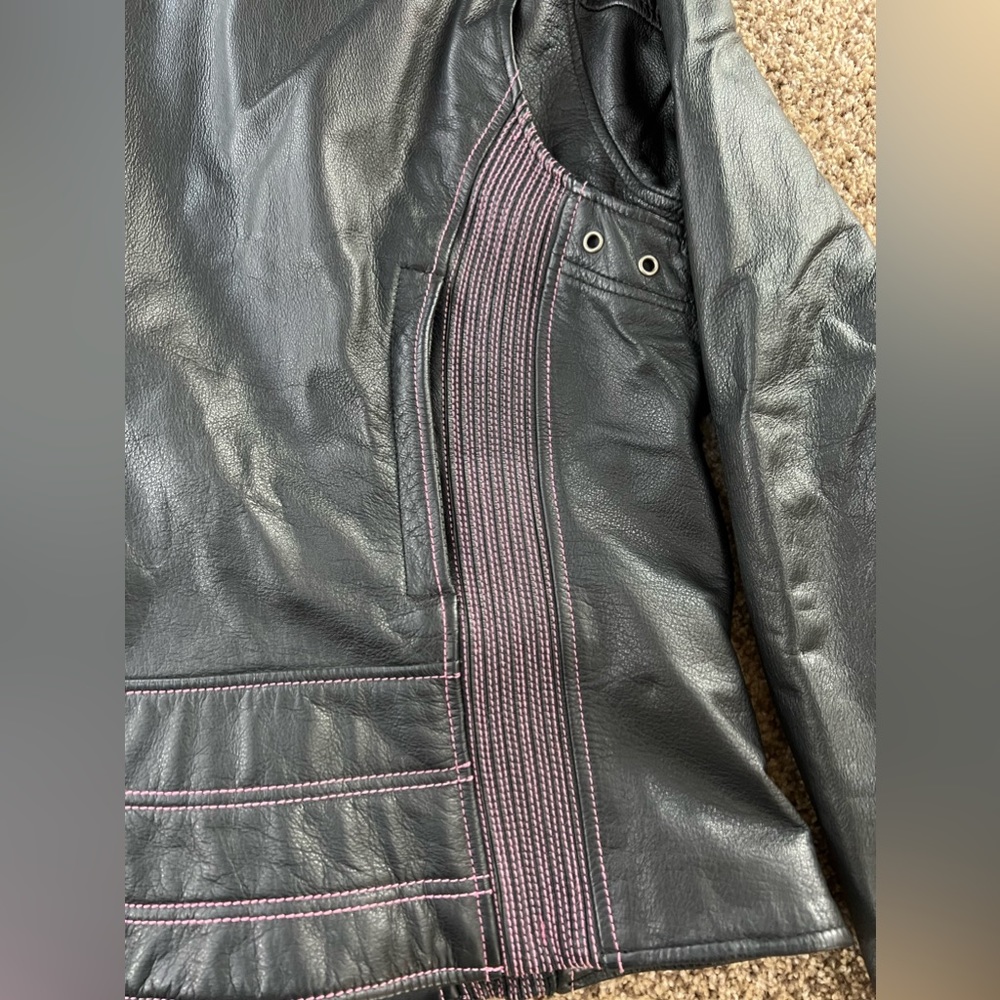 Harley Davidson Rider Leather Jacket - Picture 10 of 11